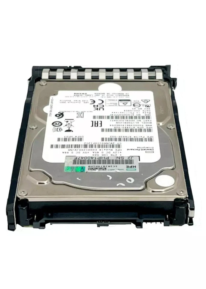 P53563-B21 1TB P54683-001 HPE 2.5" SAS 7.2K 12Gbps BC Gen11 HDD Hard Drive - Image 3 of 4