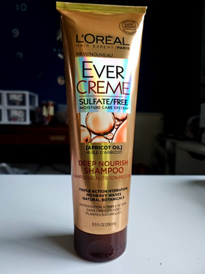 LOreal Paris EverCreme Deep Nourish Shampoo Triple Action Hyrdration 8.5 oz. NEW