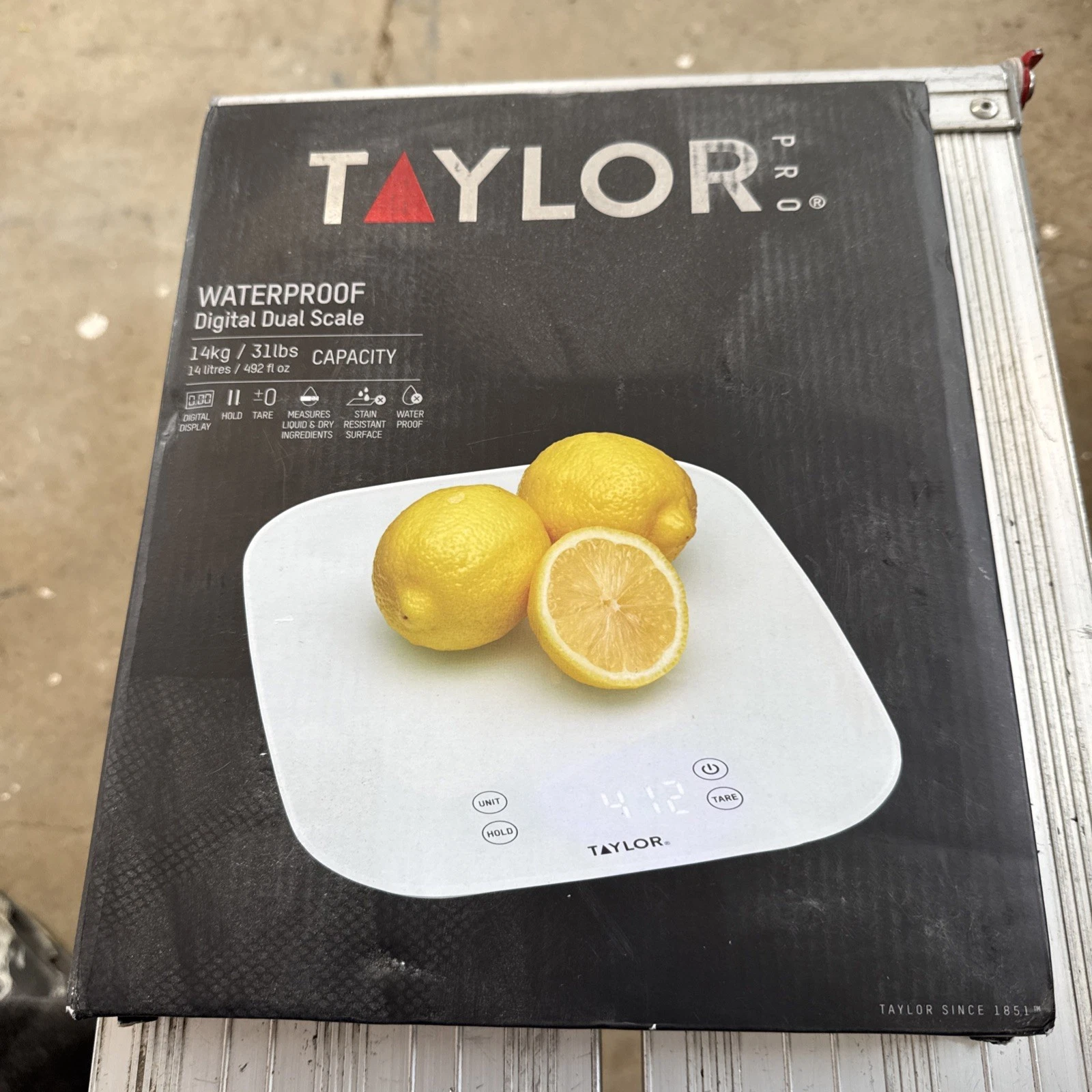 Taylor Pro Waterproof 14kg Digital Dual Kitchen Scale