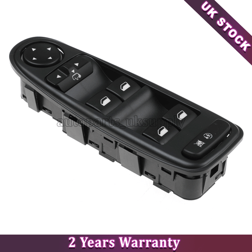 Window Control Switch 6554YH for Citroen C4 Picasso I MPV 1.6 2.0 HDi 2006-2013 - Picture 5 of 7