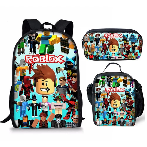 Roblox Game Backpack School Rucksack Shoulder Bag Lunch Bag Pencil Kids Gift new - Picture 4 of 50