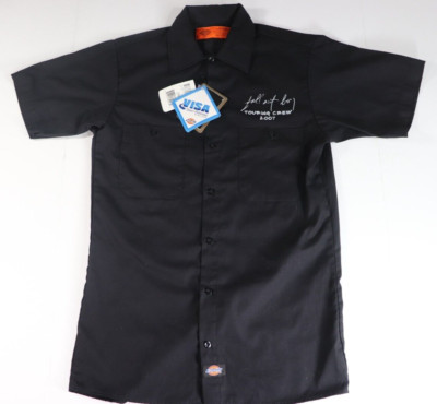 Fall Out Boy 2007 Touring Crew Dickies Shirt - Brand New w/ Tags S/RG (au23)