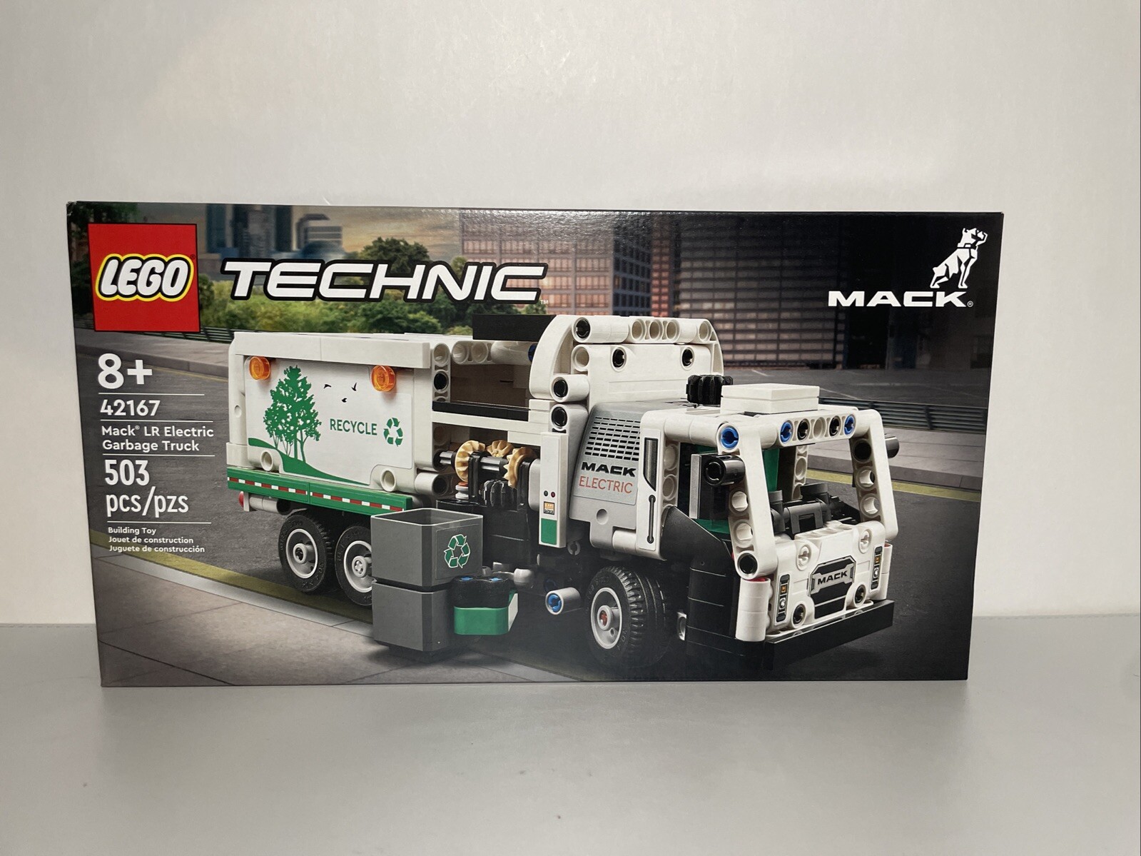 LEGO Technic Mack LR Electric Garbage Truck Toy,   Ages 8 and Up  42167