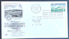 SOIL CONSERVATION 1959 RAPID CITY SOUTH DAKOTA ARTCRAFT CACHET FDC UNADD