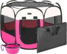 Portable Foldable Pet Playpen  Puppy playpen Pet Tent with Carrying Case SMALL