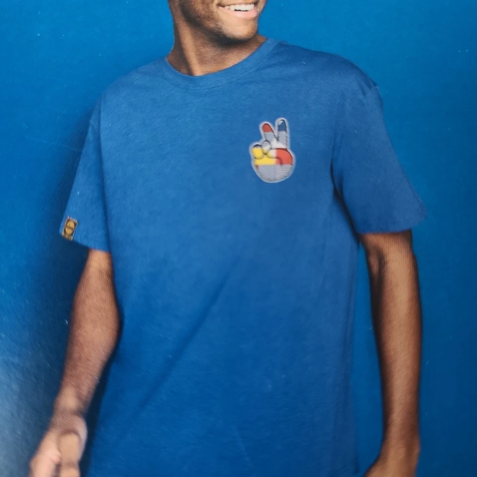 LIVERGY Lidl Herren T-Shirt XL blau Neu Urlaub Mallorca Malle Freizeit Party 56 - Bild 3 von 4