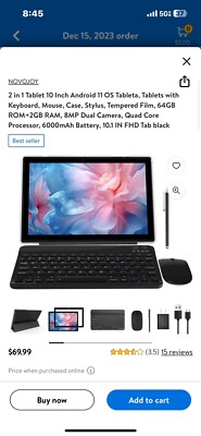 10 inch tablet android Novojoy