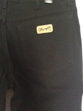 Image of Wrangler “Texas” Straight Leg Jeans Black W36 L32