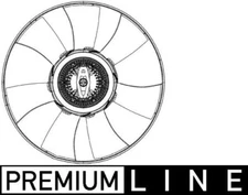 MAHLE BEHR LCV Radiator/condenser fan  PREMIUM LINE - CFF492000P