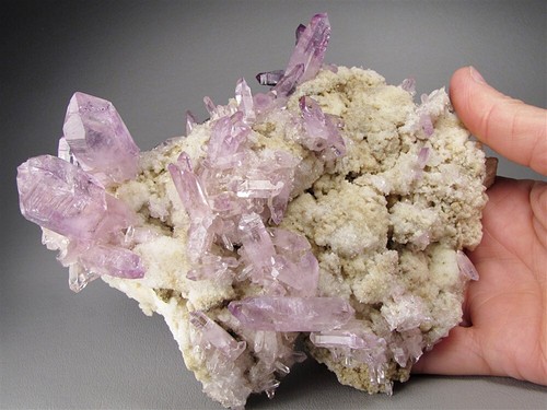 Amethyst Crystals, Piedra Parada, Veracruz, Mexico - Picture 3 of 7
