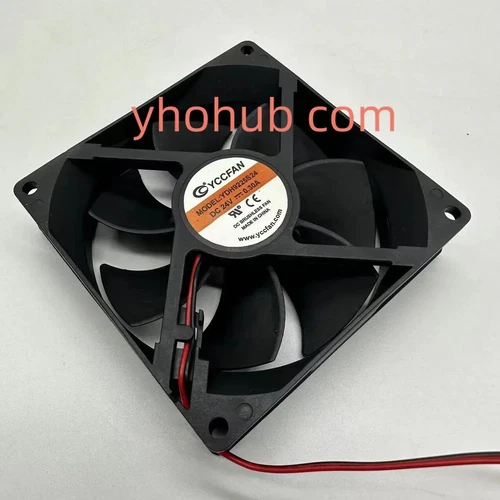 YCCFAN YDH9225S24 DC 24V 0.30A 92x92x25mm 2-Wire Server Cooling Fan