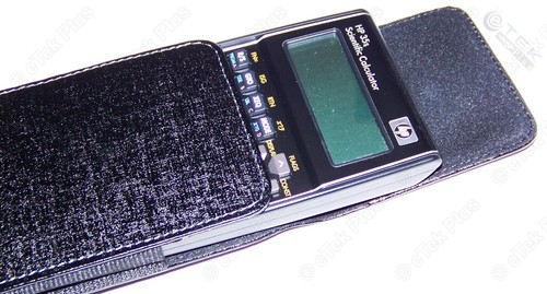 x2 Black Case Pouch with Belt Clip for HP 35s Calculator + 5x Batteries HP35s - Picture 2 of 10