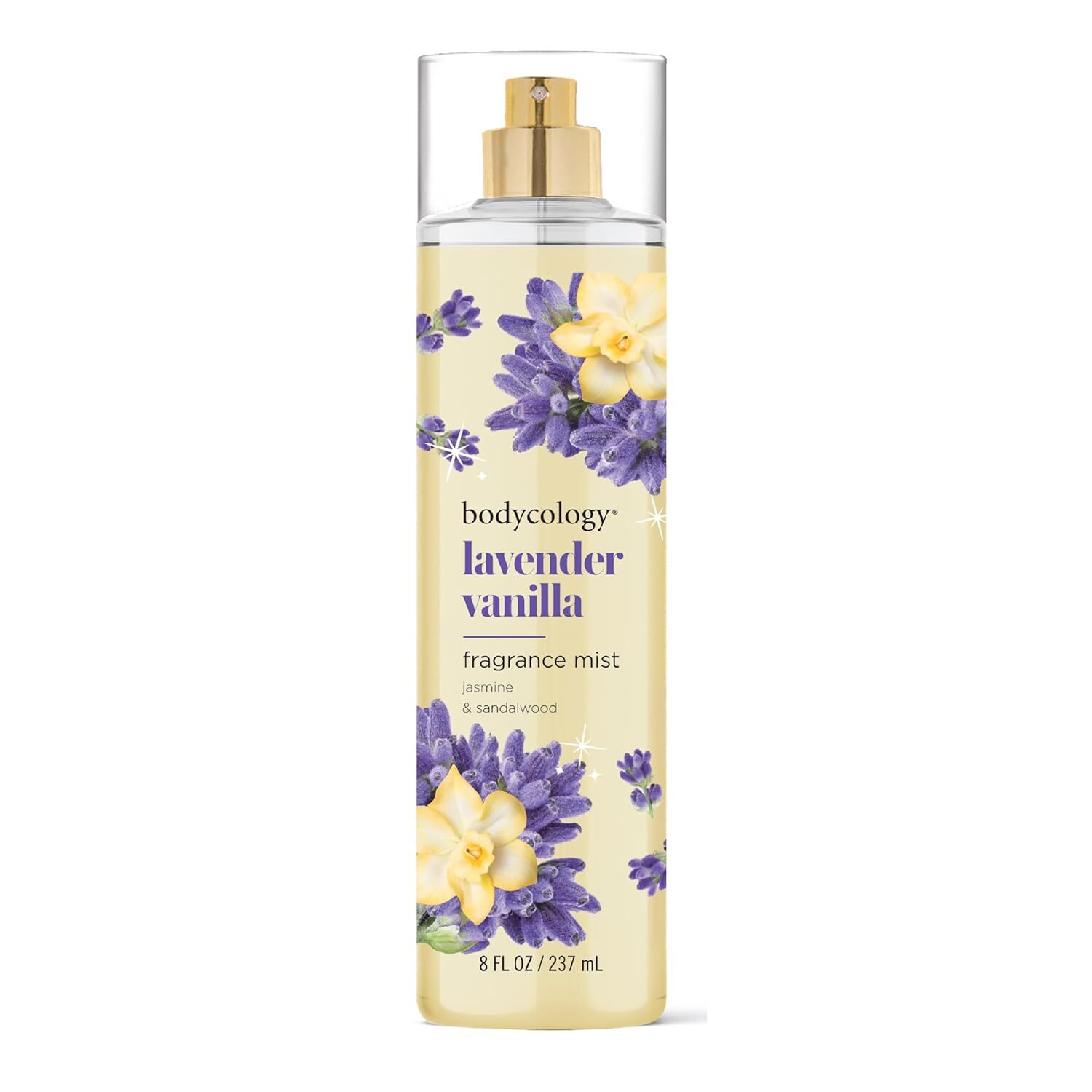 Bodycology Long-Lasting Fragrance Body Mist, Lavender Vanilla,