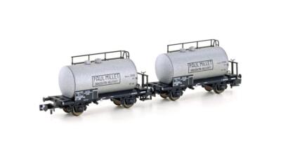 Hobbytrain H24852, 2tlg. Set Kesselwagen Millet, SNCF, Neu & OVP, N