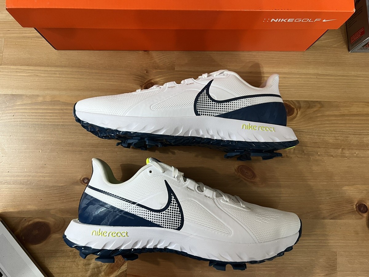 Nike React Infinity Pro Golf White Valerian Blue Men Size 11‎ NEW Nike React Infinity Pro Wide White Valerian Blue Golf  main image 2