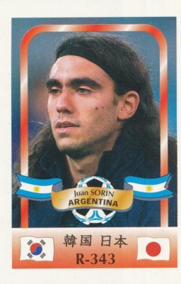 343 JUAN SORIN # ARGENTINIEN KARTE WM 2002 REYAUCA