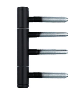 Hermat Einbohrband 6845WF 3tlg. Vollblatt classic black ähnlich RAL 9005