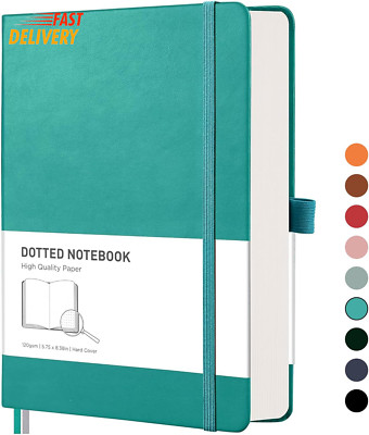 RETTACY Notizbuch A5 Gepunktetes- Bullet Dot Grid Journal Mit 320 Nummerierten S