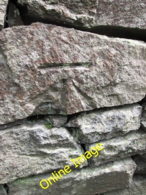 Foto 6x4 Ordnance Survey Schnittmarke Felindre\/SN6302 diese OS Schnittmarke Dose c2014