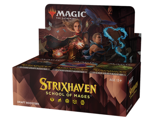 MTG Magic Strixhaven: School of Mages Draft Booster Box Factory Sealed FREE SHIP - Picture 1 of 1