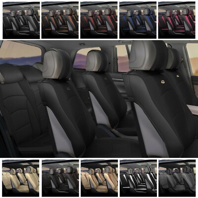 3 Row Ultra Comfort Premium faux Leatherette Full 7 seaters Seat Cushion Covers