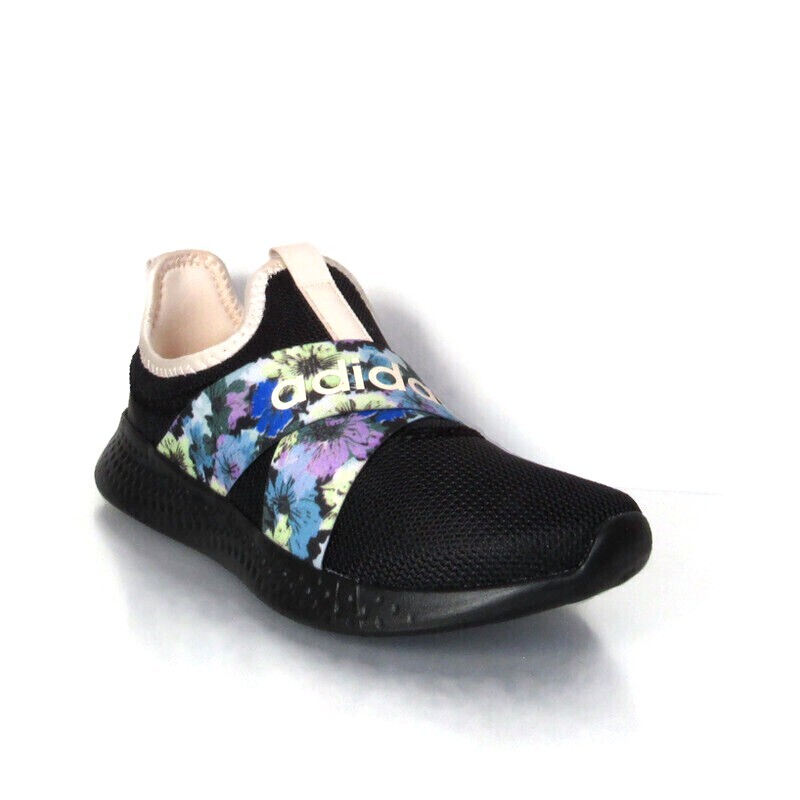 Женские черные кроссовки-слипоны с цветочным рисунком Adidas Puremotion Adapt, GV8913