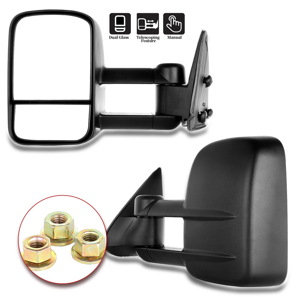 Car & Truck Side View Mirrors Pair Of Manual Side Mirrors For GMC - Foto 3
