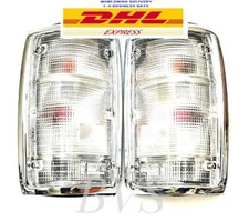 Rear Tail Light Lamp Chrome Clear Lens For 86-97 Mazda B2000 B2200 B2500 Fighter