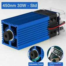 30W 450nm Laser Module Haed for Laser Engraving Machine Engraver Cutter
