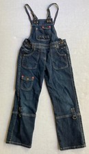 KANZ Girls Denim Jean Overalls Bibs Youth sz 6 yrs 116 EU European Boutique CUTE
