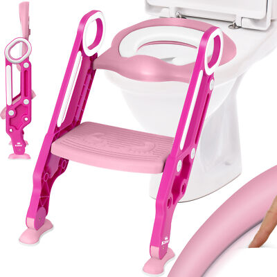 KIDIZ  Kinder Toilettensitz Toilettentrainer mit Treppe WC Sitz Lerntöpfchen
