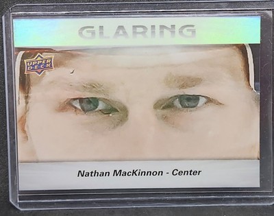 2023-24 Upper Deck Series 2 Glaring #GL12 Nathan Mackinnon