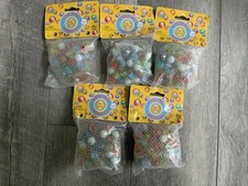 Lot Of 5 Toy Marbles 50 Pack by Imperial Toy 8565 Includes 1 Super Shooter NOS