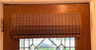 ROMSWI Cordless Light-Filtering Bamboo Roman Shade/Blind ~ 27" x 64" ~ Lt Russet — photo 7