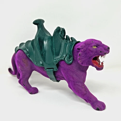 1982 PANTHOR 100%Complete w/saddle Heman MOTU Original Vintage figure cat figure