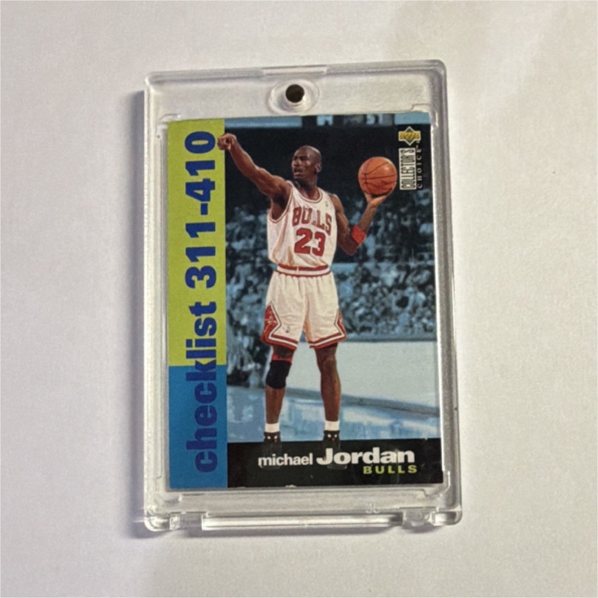 Upper Deck Michael Jordan Bulls #410 Collector's Choice 1995-96 NBA Checklist