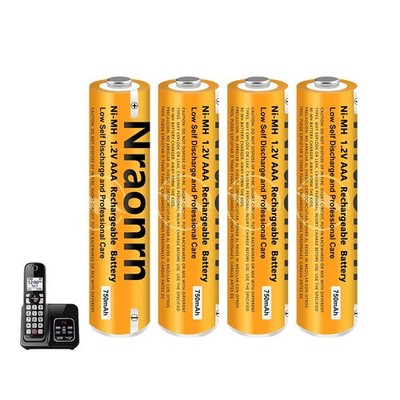 1.2V 750mAh NI-MH AAA Akku Wiederaufladbare Batterien für Gigaset BT Mobilteile