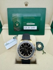 2021 Rolex Daytona 116518LN Black Dial Oysterflex Complete Full Set