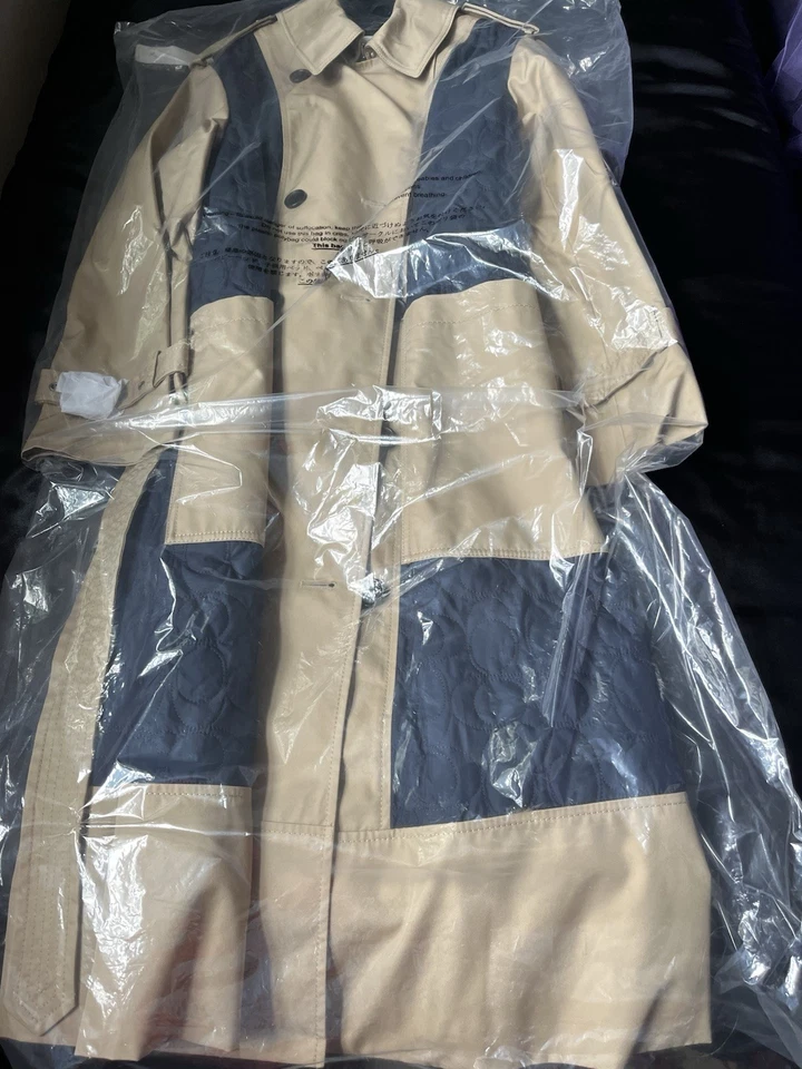 NUEVO Coach Trench caqui/azul marino talla M con cinturón precio de venta sugerido por el fabricante $ 798,00 Foto 3 de 4