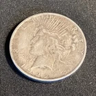 1922 D Peace Silver Dollar $1 90% Silver Business Strike Circulated Uncertified.