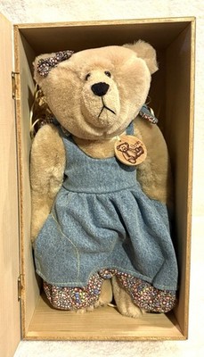 BONITA BEARS Katie B Plush W 3276/5000 In Original Wooden Box Applause Inc