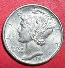 1941D US Mercury SILVER Dime "Denver" Mint! Choice AU! FSB! Old US Coin