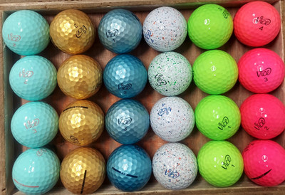 24 Vice Pro/ Pro Plus/Pro Air Assorted Color Golf Balls 5A