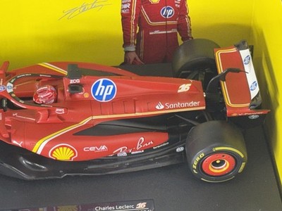 BBURAGO 1/18 - FERRARI F1 SF-24 - SEASON CAR 2024 (C. LECLERC