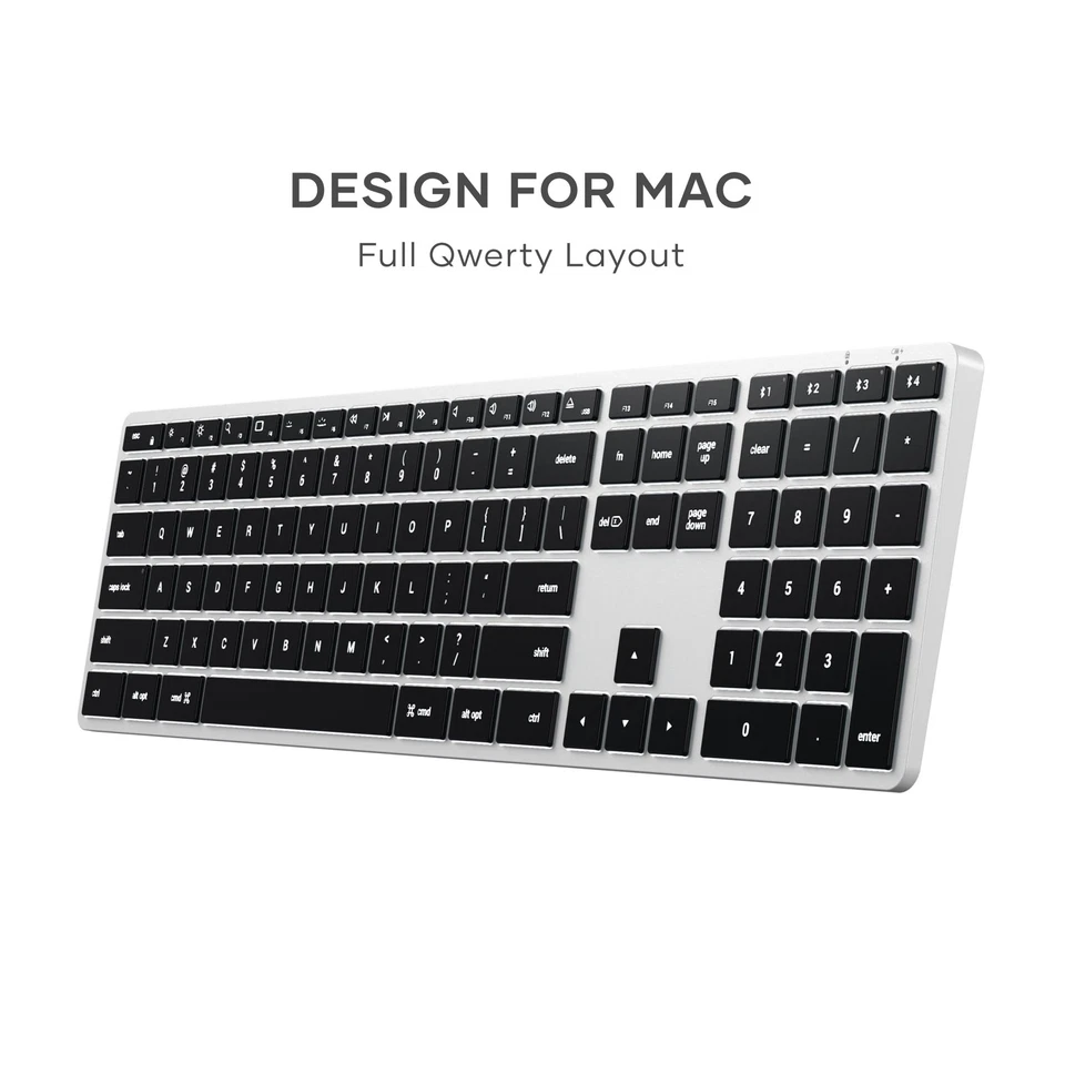 Slim X3 Bluetooth Backlit Keyboard for Mac, Illuminated Keys & Multi-Device S... - Image 3 of 4