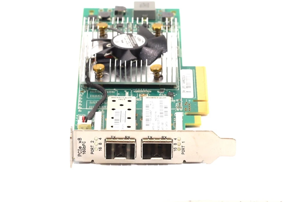 HP SN1000Q Dual-Port 16GB SFP+ PCIe x8 Host Bus Adapter P/N: 699765-001 Tested - Image 2 of 3