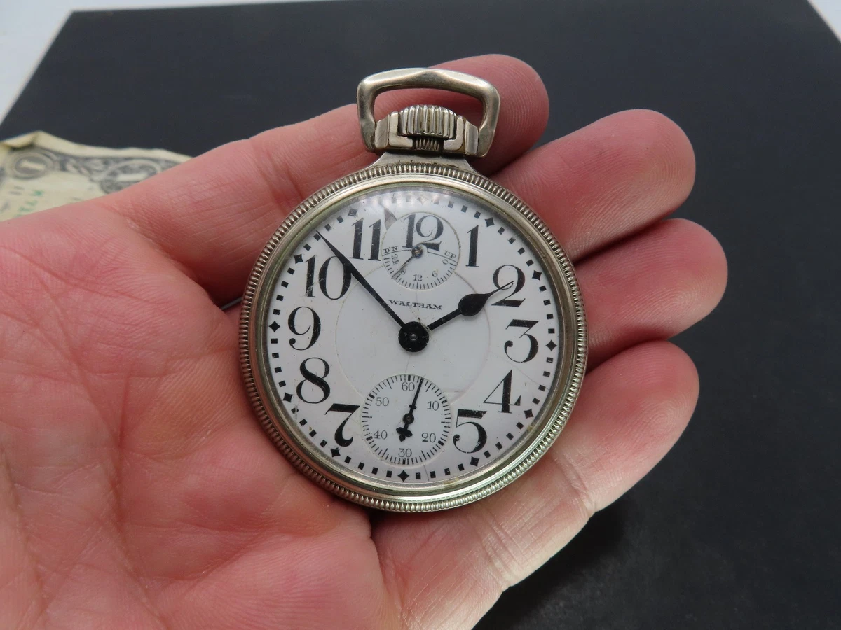 Waltham Mechanical (Manual) Gold Filled Pocket Watch Pocket 
