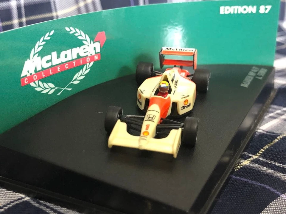 Raro minicar agotado 1/87 McLaren MP4/7 A. Senna Foto 3 de 4
