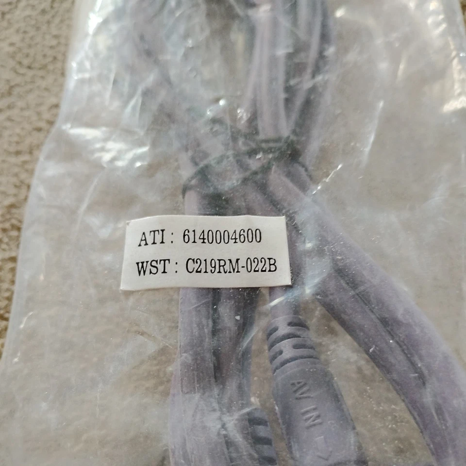 NEW ATI C219RM-022B S-Video/Composite Input 6140004600 All In Wonder/TV Wonder - Image 2 of 2