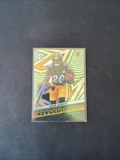 2025 PANINI REVOLUTION KALEB JOHNSON RC REVOLUTIONary ROOKIES CUBIC 01/10